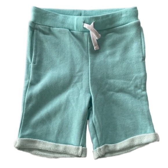 Andy & Evan NWT Long Shorts Stretchy Jersey Knit Elastic Waist Draw String Tie - Picture 1 of 9